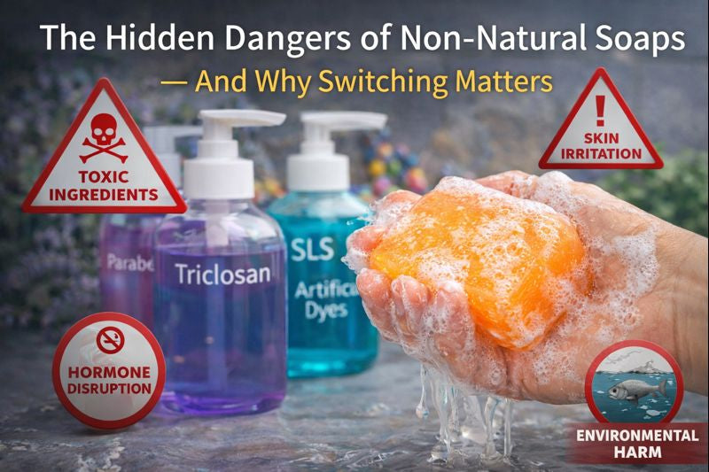 The Hidden Dangers of Non-Natural Soaps — And Why Switching Matters