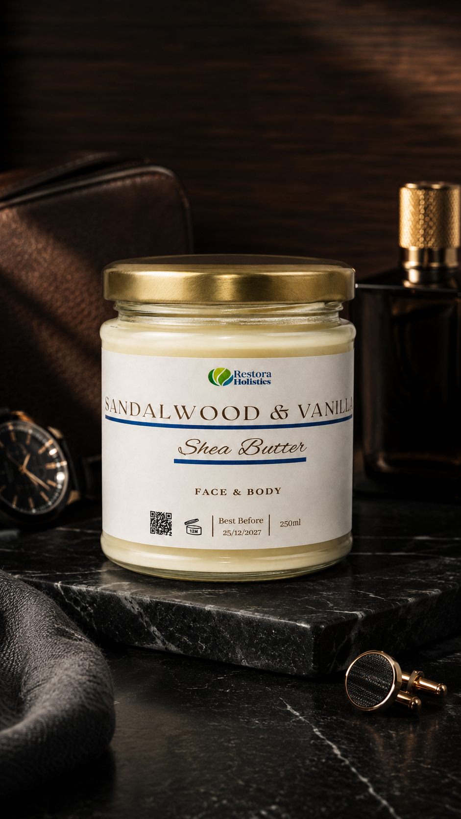 Men's Shea Butter | Sandalwood & Vanilla Body Butter