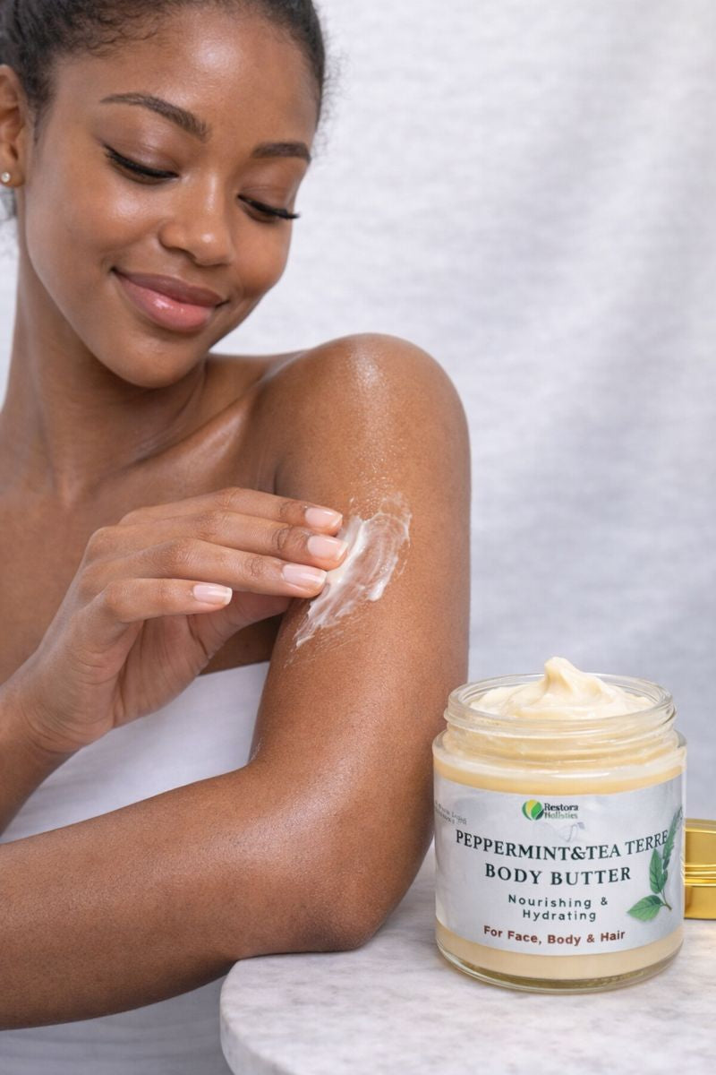 Shea Butter Peppermint and Tea Tree Scent